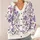 Purple Butterfly Floral Elegance for Spring Layering, Romantic Everyday Style for Women and Gifts All-over Print Knitted Cardigan - 4