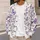 Purple Butterfly Floral Elegance for Spring Layering, Romantic Everyday Style for Women and Gifts All-over Print Knitted Cardigan - 5