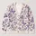 Purple Butterfly Floral Elegance for Spring Layering, Romantic Everyday Style for Women and Gifts All-over Print Knitted Cardigan - 1