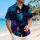 Black Cat Tropical Foliage Vacation Gift for Cat Lovers and Island Getaway Style Hawaiian Shirt - 6