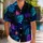 Black Cat Tropical Foliage Vacation Gift for Cat Lovers and Island Getaway Style Hawaiian Shirt - 1