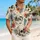 Skull Aloha Motif for Beach Vacations and Halloween Parties, Men's Summer Holiday Style Hawaiian Shirt - 6