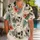 Skull Aloha Motif for Beach Vacations and Halloween Parties, Men's Summer Holiday Style Hawaiian Shirt - 1