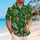 Funny Green Alien UFO Jungle Escape for Space Parties, Vacations, and Sci-Fi Fans Hawaiian Shirt - 6