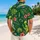 Funny Green Alien UFO Jungle Escape for Space Parties, Vacations, and Sci-Fi Fans Hawaiian Shirt - 2