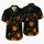 Black Cat Pumpkin Aloha Scene for Halloween Parties and Festive Island Getaways for Men Hawaiian Shirt - 5