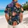 Midnight Garden Florals And White Birds For Resort Vacations And Summer Travel Hawaiian Shirt - 2