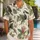 Colobus Monkey Tropical Botanical Scene for Resort Getaways and Island Travel Style Hawaiian Shirt - 1