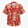 Red Tiki Masks With Tropical Flowers For Island Parties And Summer Getaways For All Hawaiian Shirt - 7