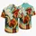 Cowboy Rooster Beach Scene for Summer Parties and Vacations, Men Women and Youth Hawaiian Shirt - 5