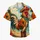 Cowboy Rooster Beach Scene for Summer Parties and Vacations, Men Women and Youth Hawaiian Shirt - 7