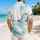 Pastel Ocean Cliffs and Starry Waves for Serene Resort Days by the Sea, Coastal Lovers Hawaiian Shirt - 2
