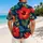 Navy Hibiscus Family Florals for Tropical Vacations and Beach Days Together by the Sea Hawaiian Shirt - 2
