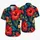 Navy Hibiscus Family Florals for Tropical Vacations and Beach Days Together by the Sea Hawaiian Shirt - 5