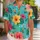 Multicolor Hibiscus Family Vacation Flowers for Beach Trips, Mom, Dad, and Kids Together Hawaiian Shirt - 1