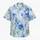 Blue Watercolor Floral Couple Style For Island Vacations And Summer Resort Days Away Hawaiian Shirt - 7