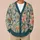 Hummingbird Wildflower Garden For Relaxed Spring Layering And Everyday Gift Giving All-over Print Knitted Cardigan - 6