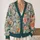 Hummingbird Wildflower Garden For Relaxed Spring Layering And Everyday Gift Giving All-over Print Knitted Cardigan - 2