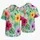 Watercolor Hibiscus Florals for Tropical Getaways, Beach Days, and Matching Couples Hawaiian Shirt - 5