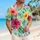Watercolor Hibiscus Florals for Tropical Getaways, Beach Days, and Matching Couples Hawaiian Shirt - 6