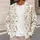 Rabbit Floral Garden Motif For Relaxed Bohemian Layering And Everyday Spring Style All-over Print Knitted Cardigan - 5