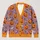 Retro Pumpkin Bats And Stars For Halloween Gatherings And Autumn Layering Women All-over Print Knitted Cardigan - 1