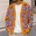 Retro Pumpkin Bats And Stars For Halloween Gatherings And Autumn Layering Women All-over Print Knitted Cardigan - 5