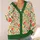 Red Tulip Floral Garden for Spring Vacation Style and Relaxed Everyday Layering for Women All-over Print Knitted Cardigan - 4