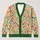 Red Tulip Floral Garden for Spring Vacation Style and Relaxed Everyday Layering for Women All-over Print Knitted Cardigan - 1