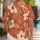 Red Hibiscus Family Matching Beach Vacation Outfit For Parents, Kids And Baby Romper Hawaiian Shirt - 1