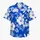 Blue Tropical Floral Family Matching Cruise Vacation Outfits For Parents And Kids Hawaiian Shirt - 7