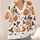 Whimsical Cat Hugging Pumpkin Halloween Cozy Autumn Gift For Cat Lovers Women All-over Print Knitted Cardigan - 4