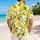 Lemon Citrus Botanical Resort Outfit For Couples Matching Summer Vacation Beach Travel Hawaiian Shirt - 2