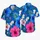 Blue Hibiscus Family Vacation Style for Tropical Beach Getaways and Island Photos Hawaiian Shirt - 5