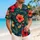 Navy Hibiscus Couple Resort Florals for Beach Vacations, Island Getaways, and Cruises Hawaiian Shirt - 6