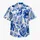 Blue Botanical Floral Matching Couple Resort Wear For Summer Vacation Getaways Together Hawaiian Shirt - 7