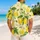Bright Lemon Family Vacation Outfits For Mom Dad Kids At Tropical Summer Getaways Hawaiian Shirt - 2