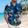 Cobalt Starry Night Swirls for Summer Lounging, Couples’ Getaways, and Gift Giving Hawaiian Shirt - 6