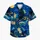 Cobalt Starry Night Swirls for Summer Lounging, Couples’ Getaways, and Gift Giving Hawaiian Shirt - 7