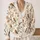 Watercolor Robin Bird Motif for Cozy Nature-Inspired Layering on Casual Weekend Days All-over Print Knitted Cardigan - 2