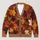 Autumn Maple Leaves For Cozy Layering, Vacation Outings, And Everyday Style Wear All-over Print Knitted Cardigan - 1