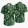 Tropical Green Leaf Family Vacation Style for Cruise Trips and Island Resort Getaways Hawaiian Shirt - 5