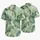 Tropical Green Leaf Matching Couple Vacation Outfit for Beach Resort Getaways and Cruises Hawaiian Shirt - 5