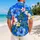 Blue Hibiscus Floral Couple Style for Tropical Vacations, Island Getaways, and Resorts Hawaiian Shirt - 2