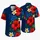 Blue Hibiscus and Plumeria Beach Blooms for Tropical Vacations and Resort Days for Men Hawaiian Shirt - 5