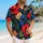 Tropical Hibiscus and Plumeria Blooms for Island Vacations and Resort Weekends for Men Hawaiian Shirt - 6