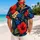 Tropical Hibiscus and Plumeria Blooms for Island Vacations and Resort Weekends for Men Hawaiian Shirt - 2