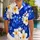 Blue Plumeria Flowers for Island Vacations and Summer Getaways, Tropical Style for Men Hawaiian Shirt - 1