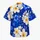Blue Plumeria Flowers for Island Vacations and Summer Getaways, Tropical Style for Men Hawaiian Shirt - 7