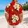 Red Plumeria Hibiscus Tropical Vacation Style for Men, Luau Parties and Island Getaways Hawaiian Shirt - 2